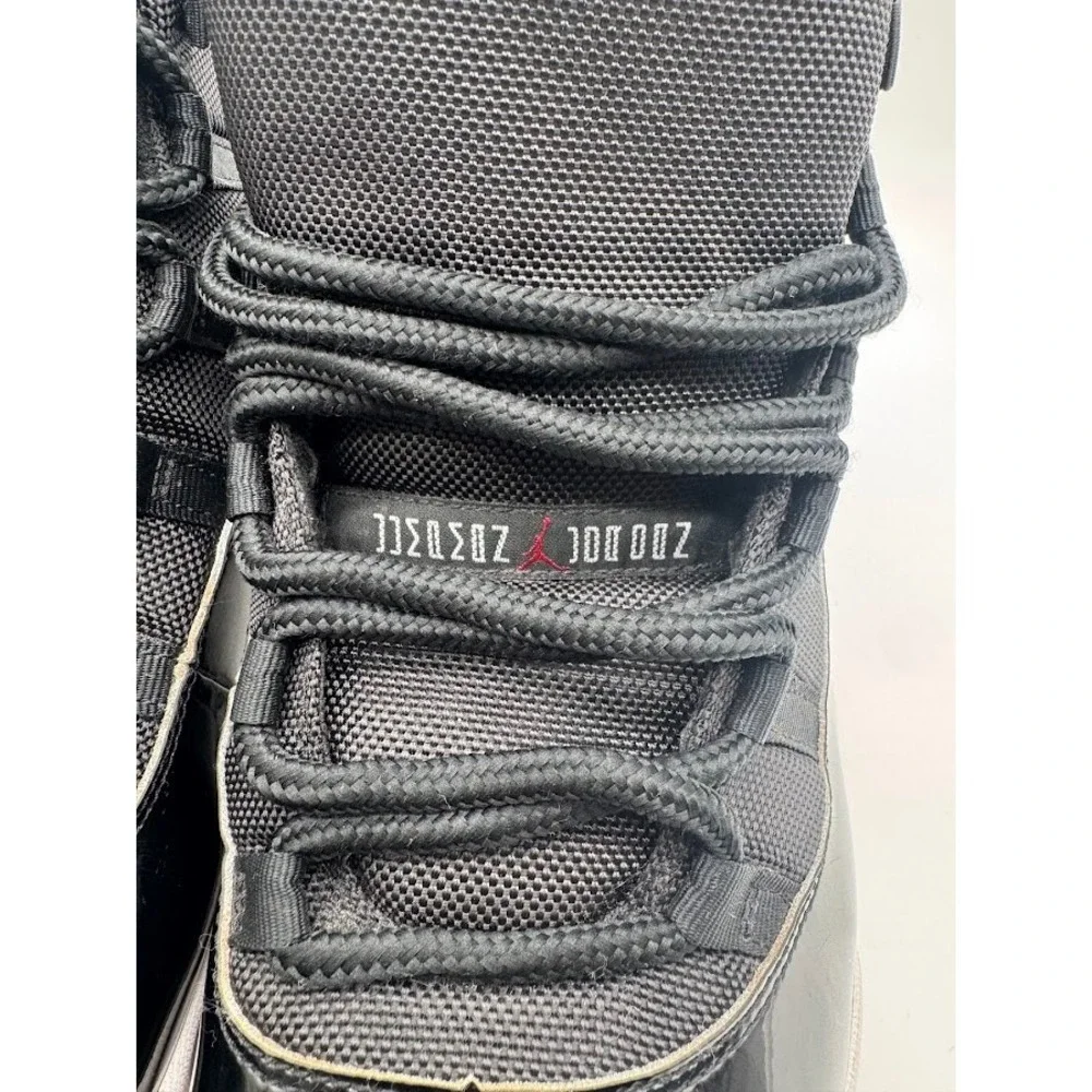 Air Jordan 11 Retro Bred Black True Red White 378037-061 Mens Size 13